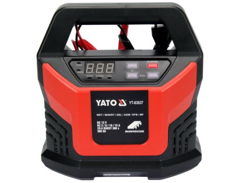 YATO - PROSTOWNIK ELEKTR. 12V/2/6/10/15/20A - YT-83037 - 2