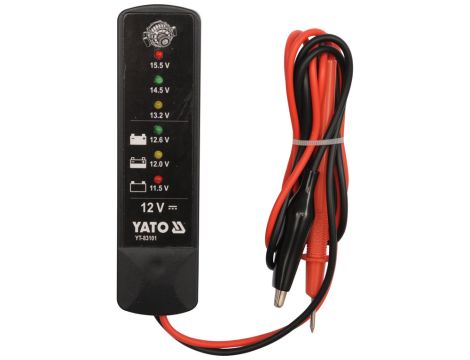 YATO - TESTER AKUMULATORA I ALTERNATORA 12V - YT-83101