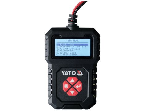 YATO - ELEKTRONICZNY TESTER AKUMULATORÓW - YT-83114 - 3