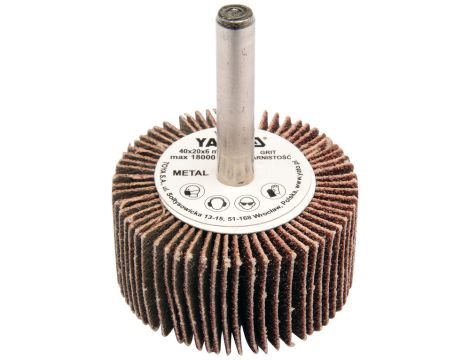 YATO - ŚCIERNICA LISTKOWA TRZPIEN 40x20x6 P80 - YT-83353