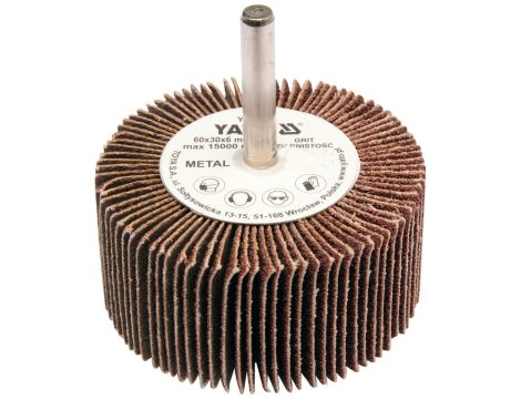 YATO - ŚCIERNICA LISTKOWA TRZPIEN. 60X30X6 P100 - YT-83364