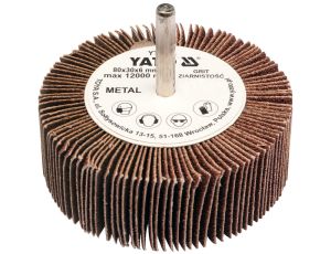 YATO - ŚCIERNICA LISTKOWA TRZPIEN. 80x30x6 P40 - YT-83371
