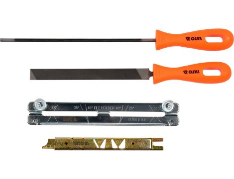 YATO - ZESTAW DO OSTRZENIA ŁAŃCUCHA 4.0MM 4SZT - YT-85040