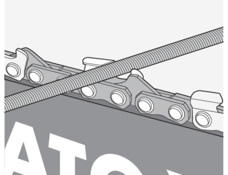 YATO - ZESTAW DO OSTRZENIA ŁAŃCUCHA 4.0MM 4SZT - YT-85040 - 4