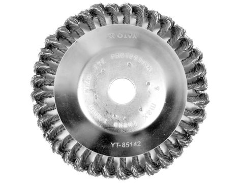 YATO - SZCZOTKA DRUCIANA DO KOSY 200/25,4 MM - YT-85142 - 2