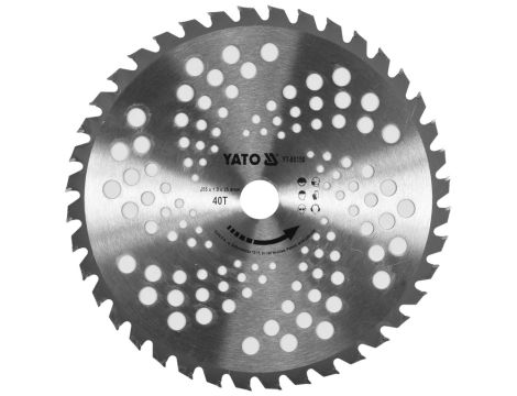 YATO - TARCZA TCT DO PODKASZAREK  255MM 25,4MM - YT-85150