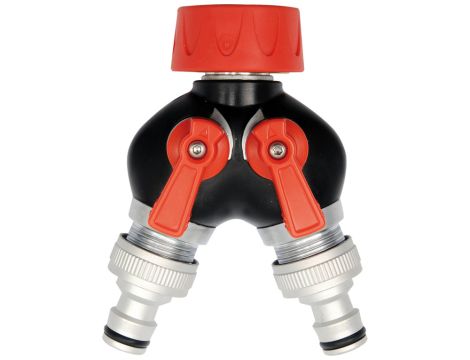 YATO - ZAWÓR OGRODOWY PODWÓJNY 3/4" - YT-9941