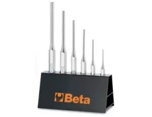 BETA - Komplet wybijaków cylindrycznych 31 2-8mm 6 sztuk w stojaku metalowym - 31/SP6