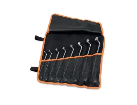 BETA - Komplet kluczy oczkowych dwustronnych odsadzonych 90 6-22mm 8 sztuk w pokrowcu - 90/B8N