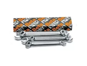 BETA - Komplet kluczy oczkowych dwustronnych półotwartych 94 8-22mm 6 sztuk w kartonie - 94/S6