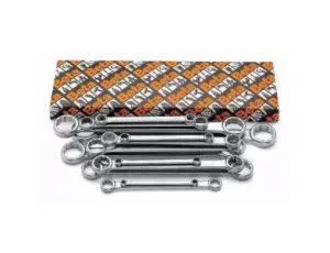 BETA - Komplet kluczy oczkowych dwustronnych prostych 95 6-22mm 8 sztuk w kartonie - 95/S8