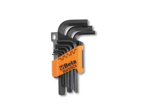 BETA - Komplet kluczy trzpieniowych kątowych sześciokątnych calowych 96AS "1/16 - 3/8" 9 sztuk... - 96AS/SC9