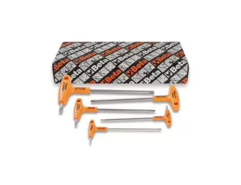 BETA - Komplet kluczy trzpieniowych kątowych sześciokątnych z rękojeścią 96TINOX 2,5-6mm 5... - 96TINOX/S5
