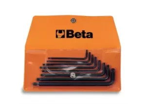BETA - Komplet kluczy trzpieniowych kątowych profil torx z kulistą końcówką 97BTX t9 - t40 8... - 97BTX/B8