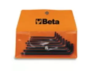 BETA - Komplet kluczy trzpieniowych kątowych profil tamper resistant torx 97RTX t9 - t40 8... - 97RTX/B8