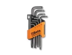 BETA - Komplet kluczy trzpieniowych kątowych profil tamper resistant torx 97RTX t9 - t40 8... - 97RTX/SC8