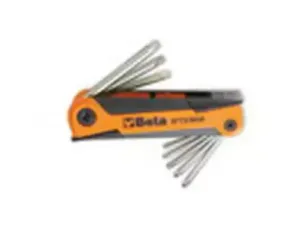 BETA - Komplet kluczy trzpieniowych profil torx t9 - t40 8 sztuk w rękojeści - 97TX/BG8