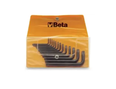 BETA - Komplet kluczy trzpieniowych kątowych profil torx 97TX t6 - t50 8 sztuk w pokrowcu - 97TX/B13