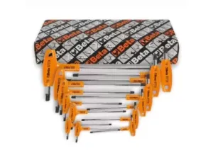 BETA - Komplet kluczy trzpieniowych kątowych z rękojeścią profil torx 8 sztuk t8-t40 w kartonie - 97TTX/S8