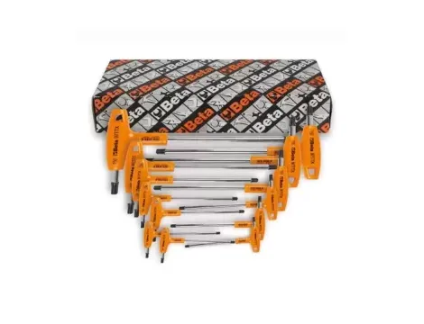 BETA - Komplet kluczy trzpieniowych kątowych profil torx z rękojeścią 97TTX t6-t50 13 sztuk w... - 97TTX/S13