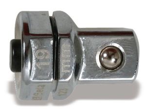 BETA - Uchwyt przejściowy 1/2'' z blokadą nasadek z kluczami oczkowymi 19mm  - 123Q1/2