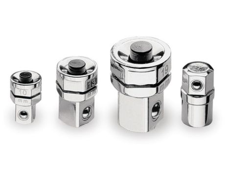 BETA - Zestaw uchwytów przejściowych 1/4'' do kluczy oczkowych 4szt.  - 123/K4