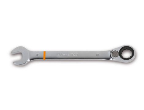 BETA - Klucz płasko-oczkowy z dwukierunkowym mechanizmem zapadkowym 14 mm  - 142MC/14