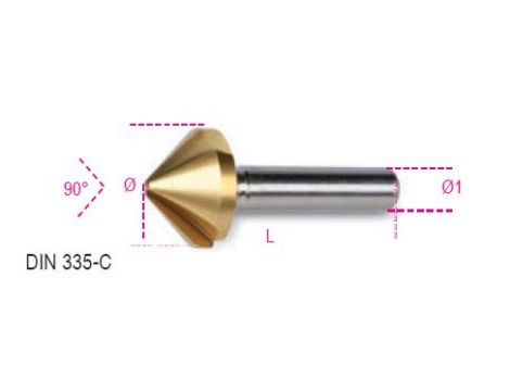 BETA - Pogłębiacz stożkowy HSS + TiN 7,3mm  - 426T/4