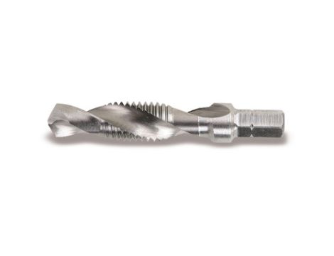 BETA - Końcówka uniwersalna 1/4'' do wiercenie, gwintowania i fazowania, HSS, 3w1 M8  - 438/M8