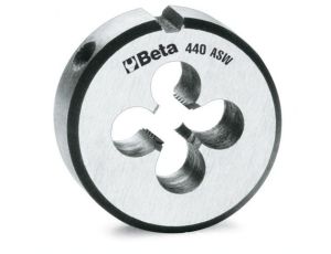 BETA - Narzynka okrągła, gwint calowy BSW, stal chromowa 1/4  - 440ASW/1/4