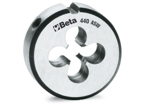 BETA - Narzynka okrągła, gwint calowy BSW, stal chromowa 9/16  - 440ASW/9/16