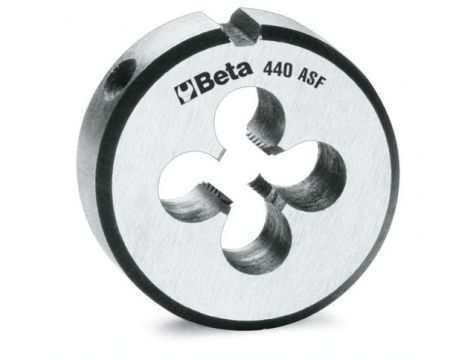 BETA - Narzynka okrągła, gwint calowy UNF, stal chromowa 5/16  - 440ASF/5/16