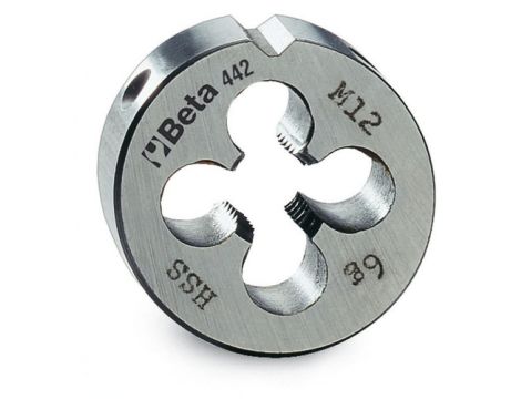 BETA - Narzynka okrągła, gwint metryczny, HSS M12  - 442/12