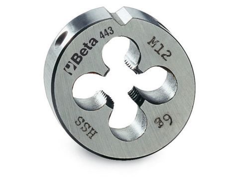 BETA - Narzynka okrągła, gwint metryczny drobnozwojny, HSS MF18x1.5  - 443/18X1.5