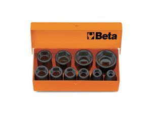 BETA - Zestaw nasadek udarowych sześciokątnych 3/8'' w pudełku 7-22mm 10szt.  - 710/C10