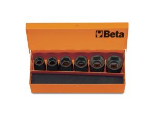 BETA - Zestaw nasadek udarowych 1/2'' w pudełku 13-24mm 6szt.  - 720/C6