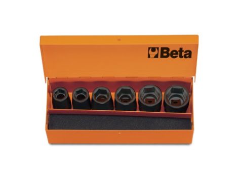 BETA - Zestaw nasadek udarowych 1/2'' w pudełku 13-24mm 6szt.  - 720/C6