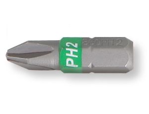 BETA - Końcówka wkrętakowa 1/4'' krzyżowa Phillips® z kolorowym oznaczeniem PH2  - 860PH/2