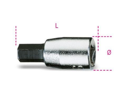 BETA - Nasadka 1/4'' z końcówką trzpieniową sześciokątną z rozmiarem oznaczonym kolorem 5/16''  - 900PE/AS/5/16