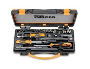 BETA - Zestaw 13-tu nasadek sześciokątnych 1/4'' z akcesoriami w pudełku 21szt.  - 900/C13-8