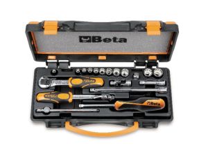 BETA - Zestaw 11-tu nasadek dwunastokątnych 1/4'' z akcesoriami w pudełku 19szt.  - 900MB/C19