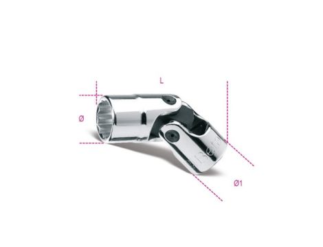 BETA - Nasadka dwunastokątna 3/8'' z przegubem 10mm  - 910B/SN10