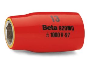 BETA - Nasadka sześciokątna z gniazdem 1/2'' w izolacji do 1000V 9mm EN 60901 - 920MQ/A9