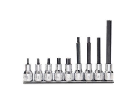 BETA - Zestaw nasadek trzpieniowych sześciokątnych 1/2'' 4-10mm 9szt.  - 920PE/SB9
