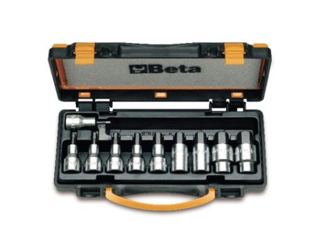 BETA - Zestaw nasadek trzpieniowych sześciokątnych 1/2'' 4-19mm 10szt.  - 920PE/C10