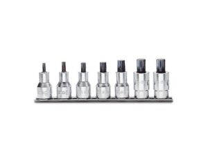 BETA - Zestaw nasadek trzpieniowych 1/2'' z końcówką XZN® M4-M14 7szt.  - 920XZN/SB7