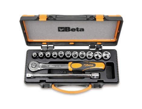 BETA - Zestaw 11-stu nasadek sześciokątnych 1/2'' z akcesoriami 10-22mm 13szt.  - 920A/C11