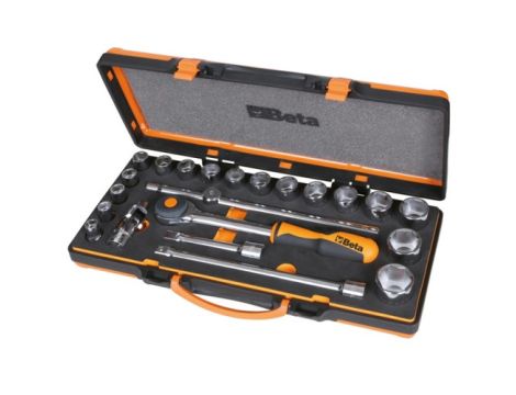 BETA - Zestaw nasadek sześciokątnych 1/2'' z akcesoriami (17 elementów) - 920A/C17MR