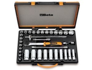 BETA - Zestaw 30-stu nasadek dwunastokątnych 1/2'' z akcesoriami 8-30mm 35szt.  - 920B/C30Q
