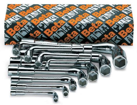 BETA - Zestaw kluczy nasadowych kątowych dwustronnych, wzmocnionych 6-22mm 17szt.  - 933/S17